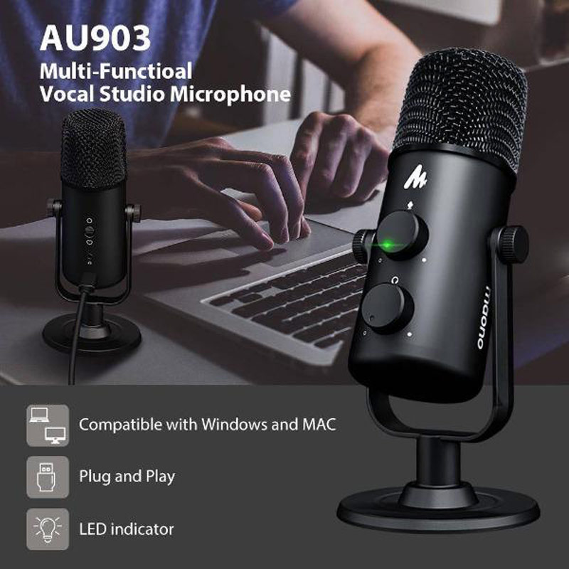 میکروفون کندانسور Maono Fairy AU-903 - 4