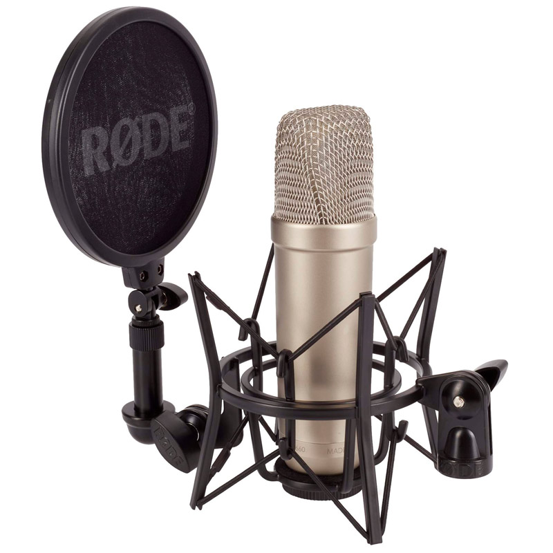 میکروفون کندانسور Rode NT1-A + پاپ فیلتر - 2