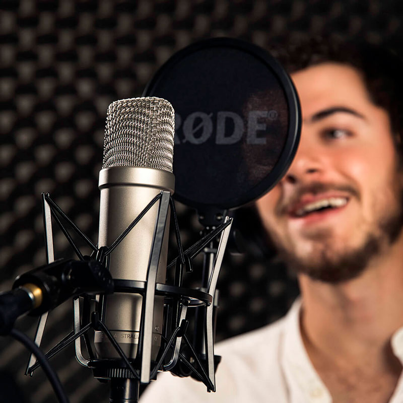 میکروفون کندانسور Rode NT1-A + پاپ فیلتر - 7