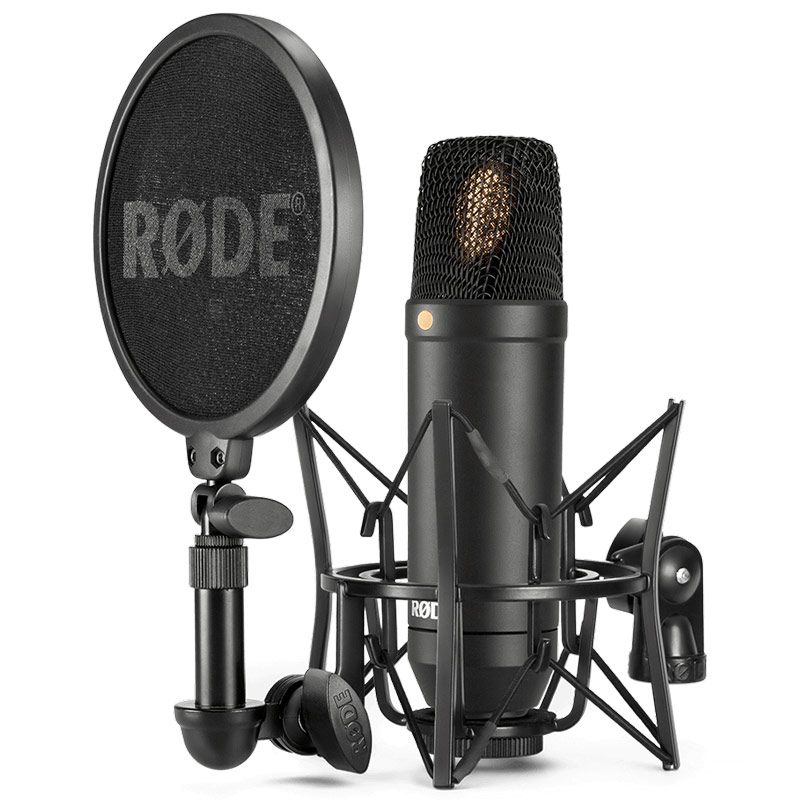 میکروفون کندانسور Rode NT1 + پاپ فیلتر - 6