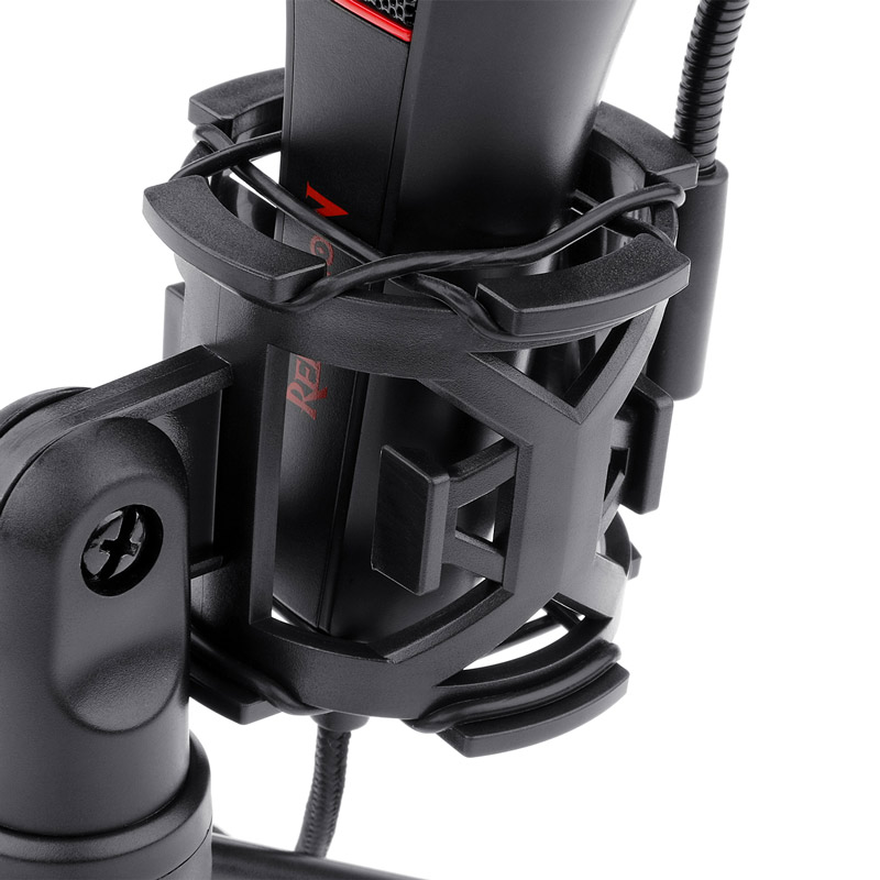 میکروفون کندانسور و پایه لرزشگیر Redragon Quasar 2 GM200-1 + پاپ فیلتر - 6