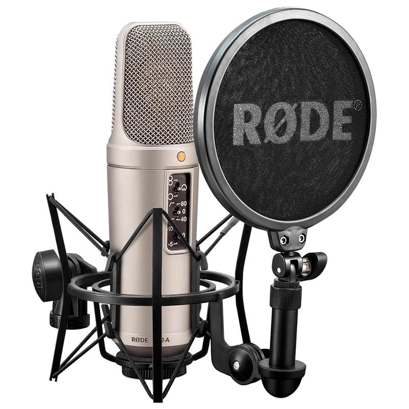 میکروفون کندانسور و پایه لرزشگیر Rode NT2-A + پاپ فیلتر - 6
