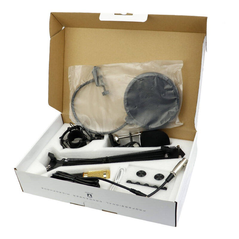 میکروفون کندانسور و پایه لرزشگیر Westcott BM800 + پاپ فیلتر - 5