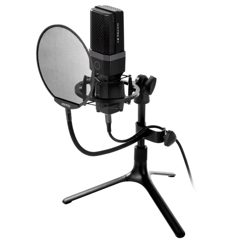 میکروفون کندانسور و پایه لرزشگیر Yanmai Micpro X1 + پاپ فیلتر - 5