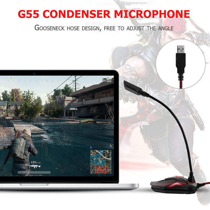میکروفون رومیزی گیمینگ Yanmai G55 - 4