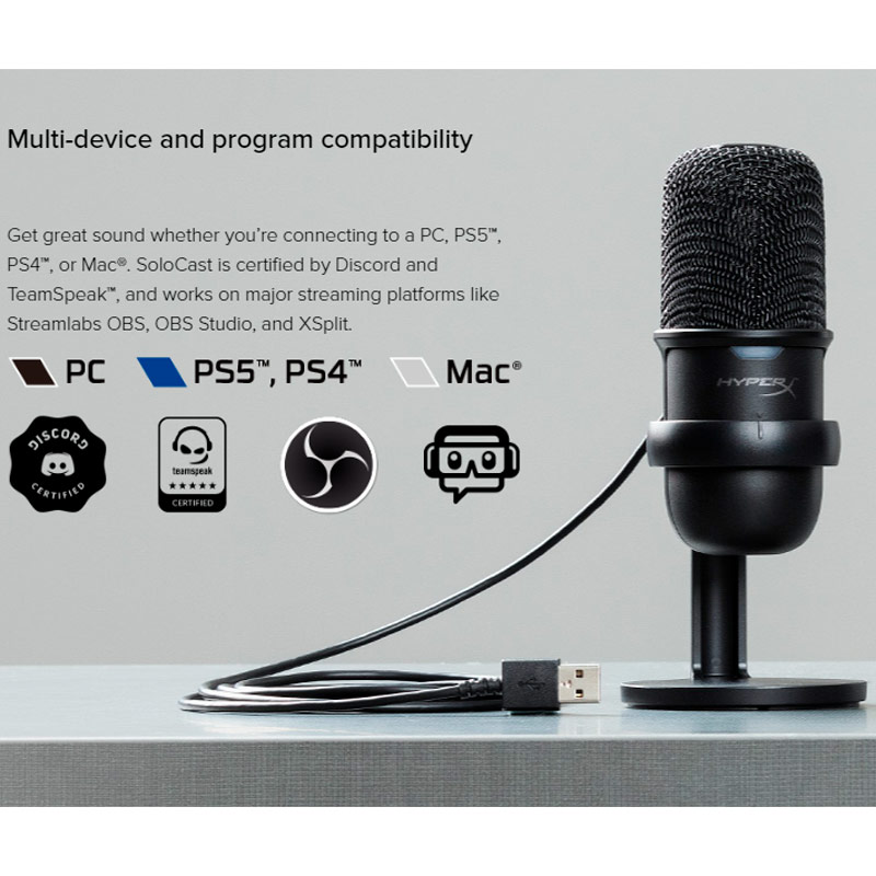 میکروفون رومیزی HyperX Solocast - 8