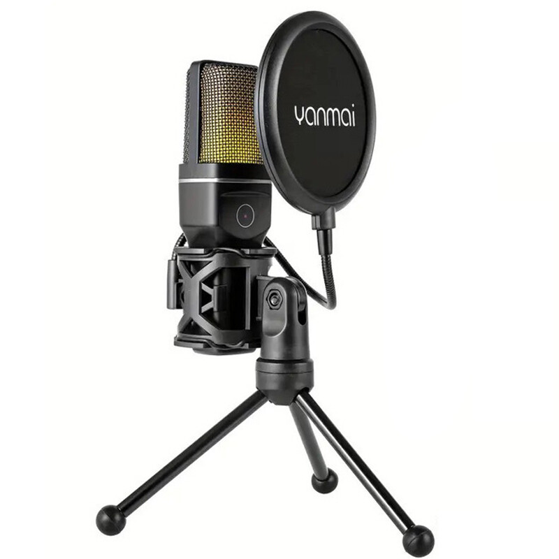 میکروفون رومیزی کندانسور Yanmai SF-777W RGB - 3