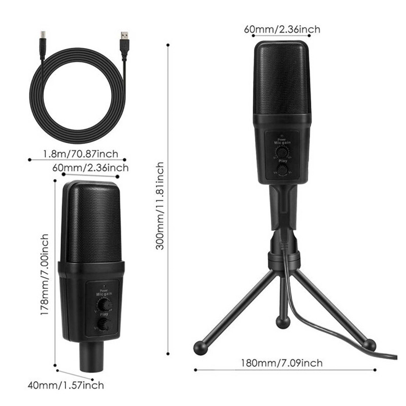 میکروفون رومیزی کندانسور Yanmai SF-970 - 4