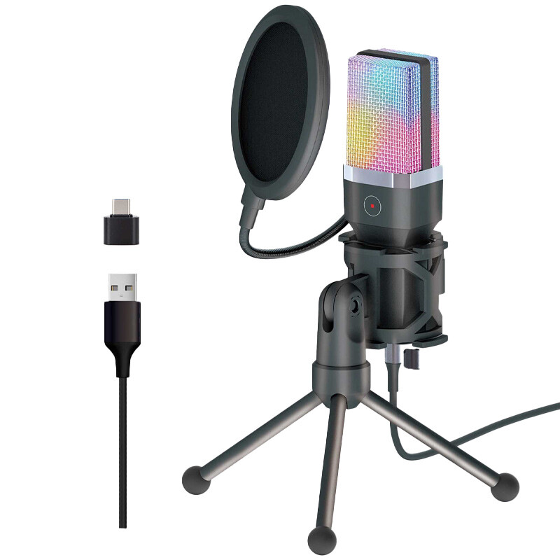 میکروفون رومیزی کندانسور Yanmai X1R RGB - 2