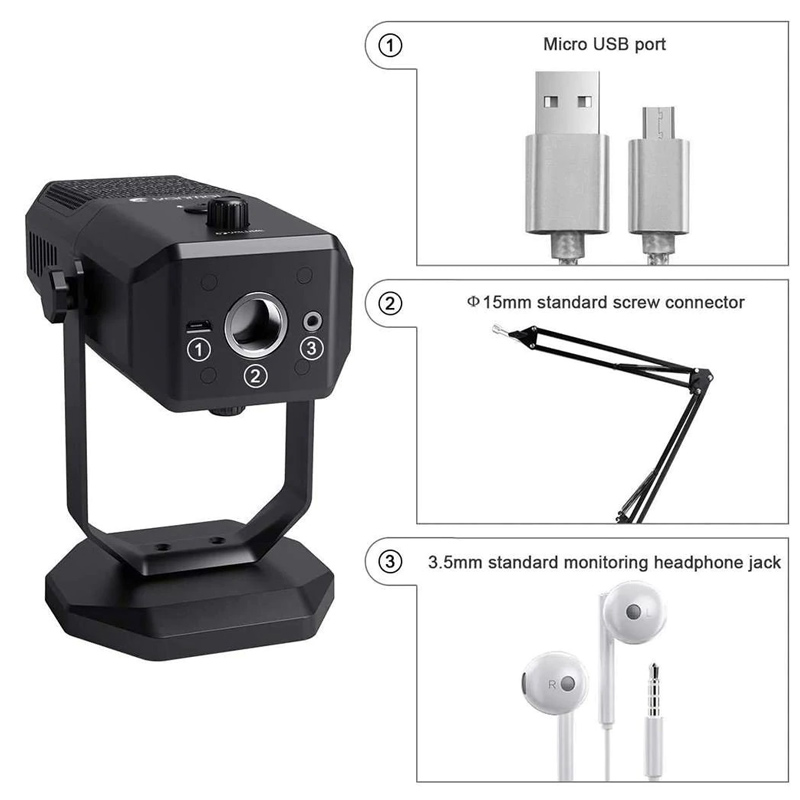 میکروفون رومیزی Yanmai SF-900 - 2