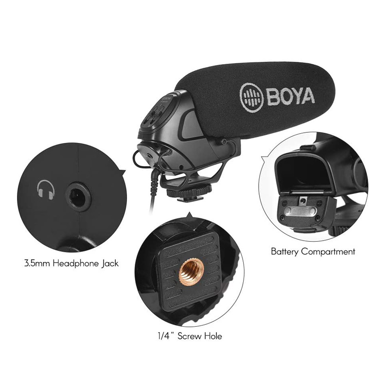 میکروفون شاتگان Boya BY-BM3031 - 8