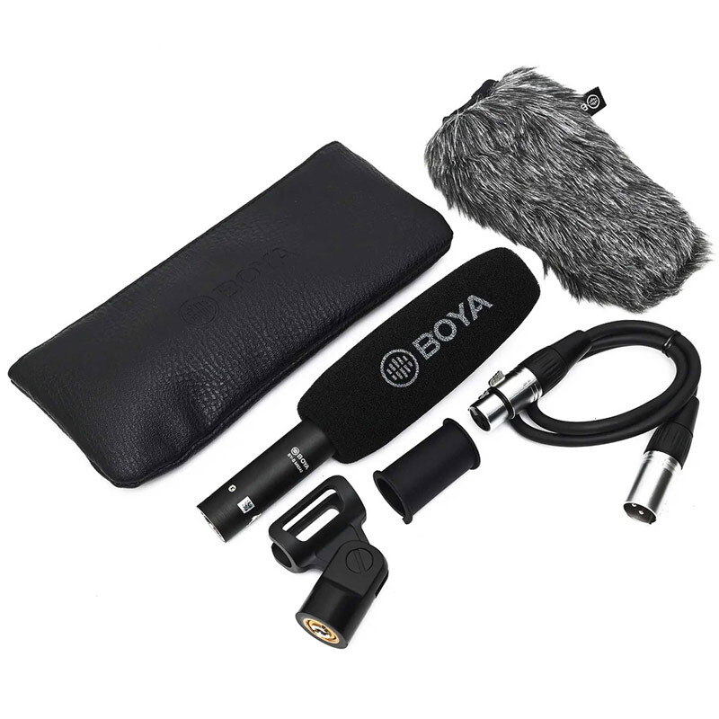 میکروفون شاتگان کندانسور Boya BY-BM6040 + پاپ فیلتر - 6