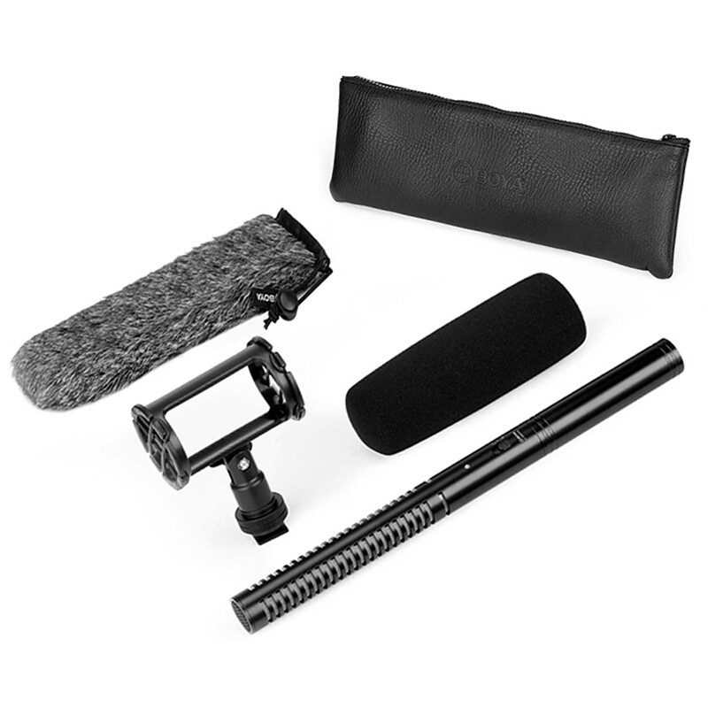 میکروفون شاتگان کندانسور Boya BY-BM6060L + پاپ فیلتر - 6