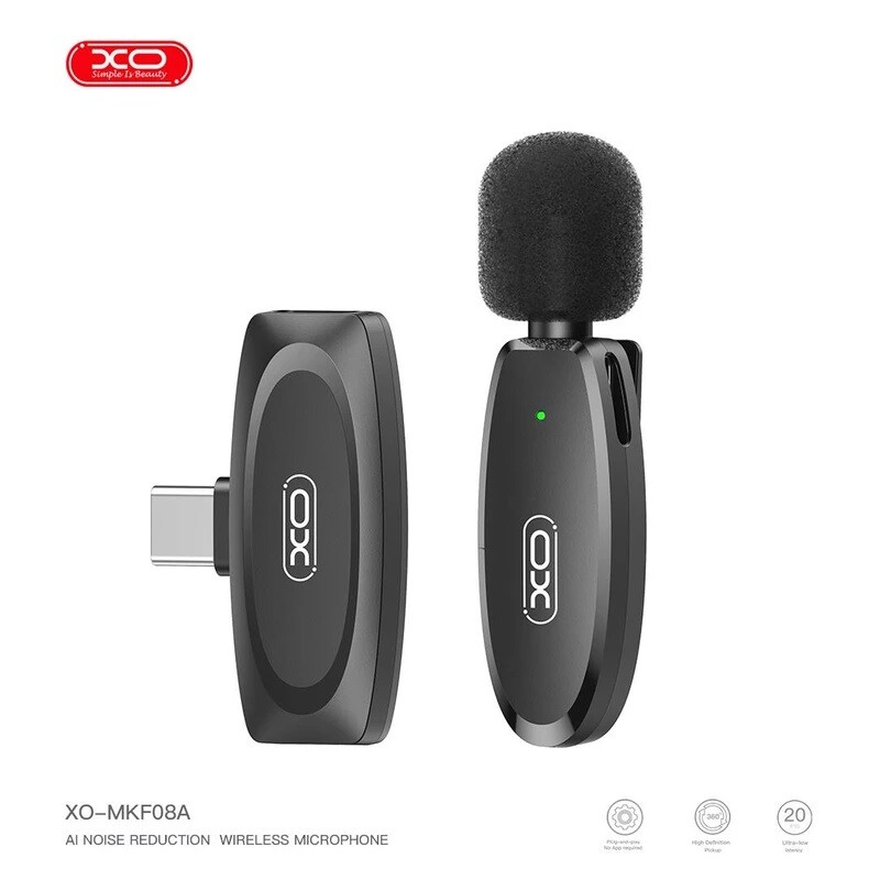 میکروفون یقه ای بی سیم ایکس او XO-MKF08A Type-C - 3