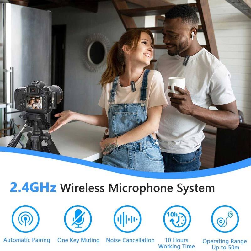 میکروفون یقه ای بی سیم Boya BY-WM3T2-M2 - 5