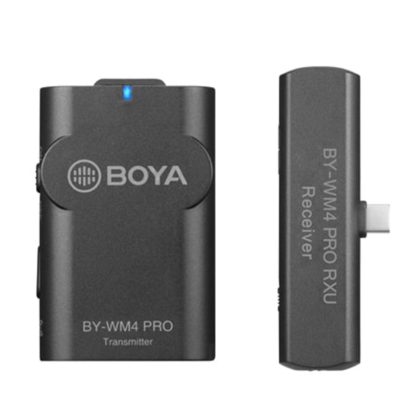 میکروفون یقه ای بی سیم بویا BY-WM4 Pro-K5 Type-C - 3