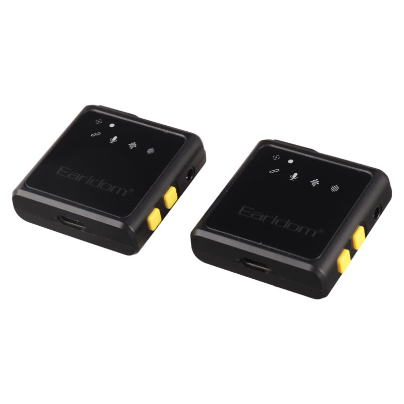 میکروفون یقه ای بی سیم دوتایی ارلدام ET-MC10C Type-C - 3