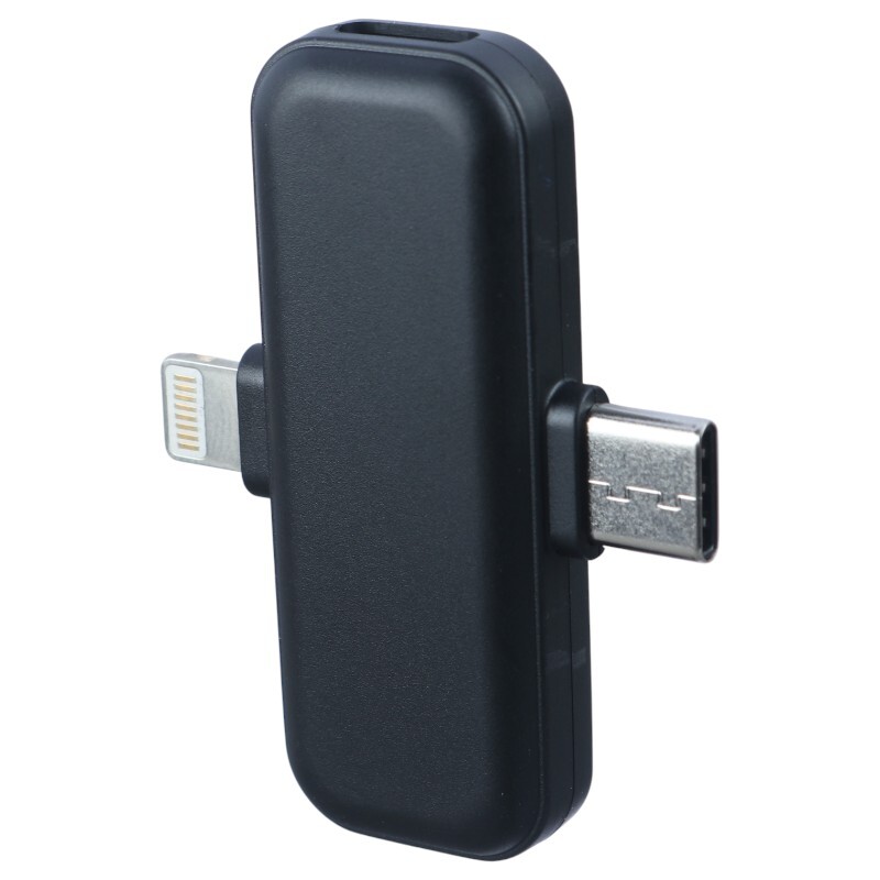 میکروفون یقه ای بی سیم دوتایی ارلدام ET-MC17 Type-C / Lightning - 5
