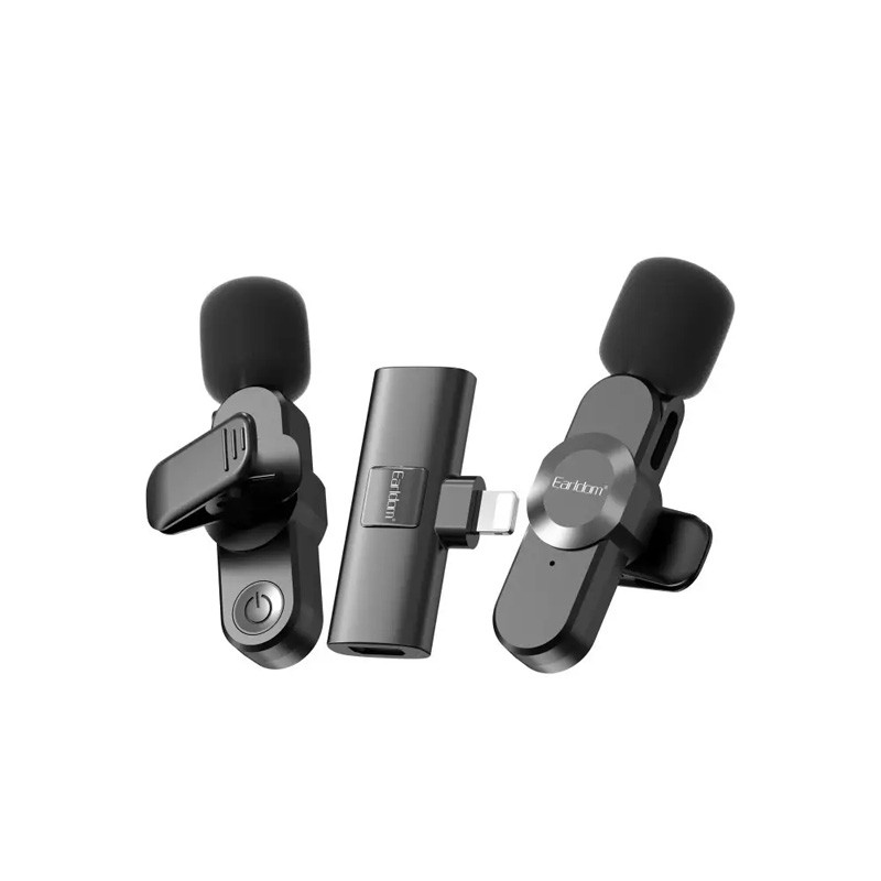 میکروفون یقه ای بی سیم دوتایی ارلدام ET-MC8L Lightning - 3