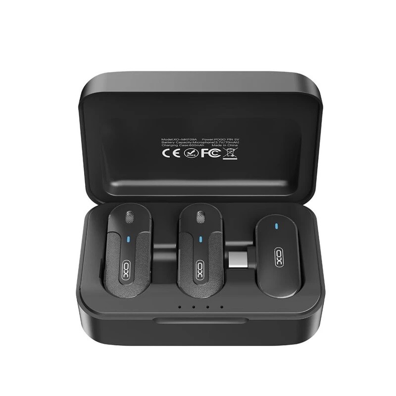 میکروفون یقه ای بی سیم دوتایی ایکس او XO-MKF09A Type-C - 2
