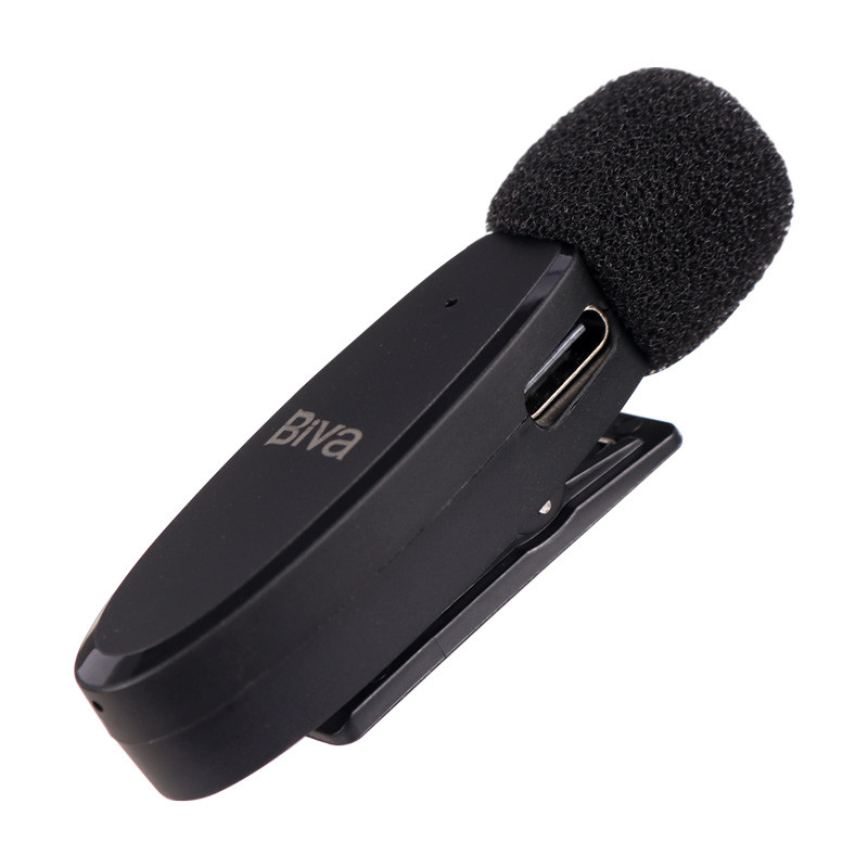 میکروفون یقه ای بی سیم دوتایی بیوا WM-03 Type-C / Lightning - 8