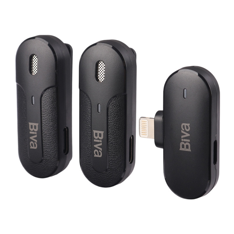 میکروفون یقه‌ ای بی سیم دوتایی بیوا WM-05 Lightning - 2