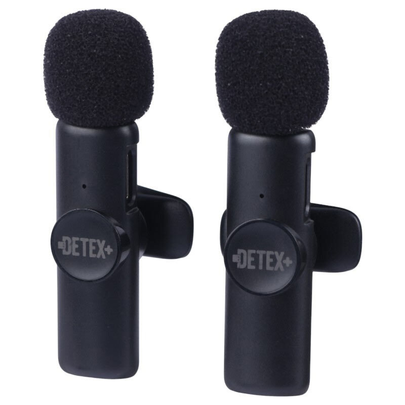 میکروفون یقه ای بی سیم دوتایی دیتکس پلاس DMW34-MIC Type-C - 3