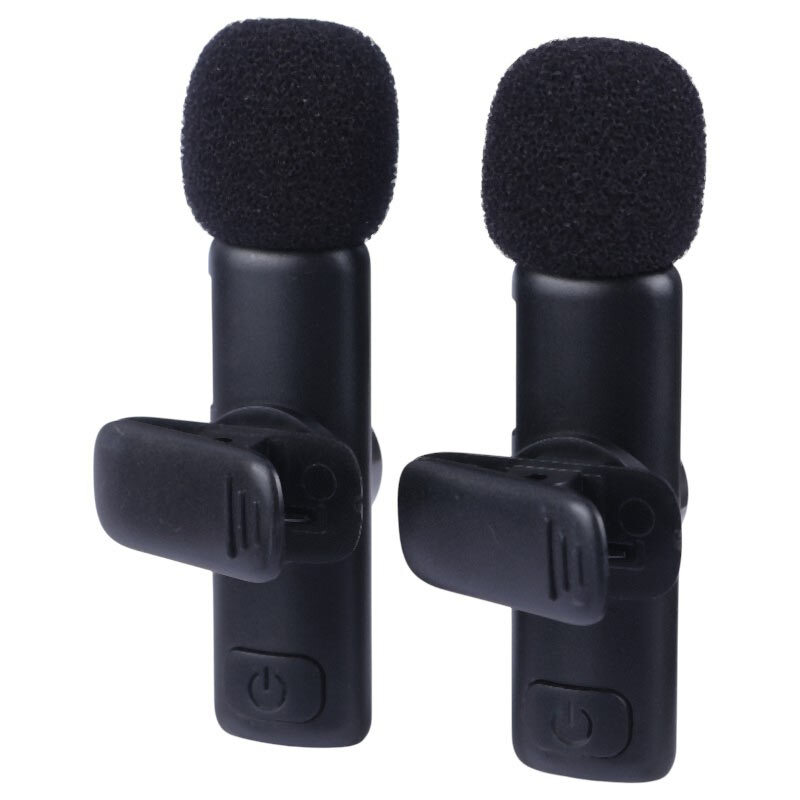 میکروفون یقه ای بی سیم دوتایی دیتکس پلاس DMW34-MIC Type-C - 4