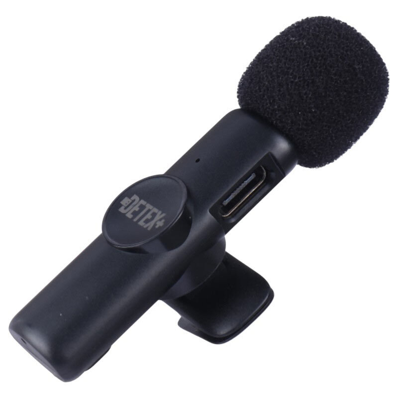 میکروفون یقه ای بی سیم دوتایی دیتکس پلاس DMW34-MIC Type-C - 5