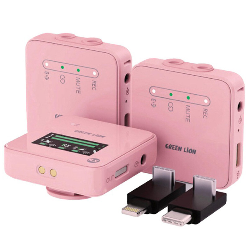 میکروفون یقه ای بی سیم دوتایی گرین لاین GLM-Professional Type-C / Lightning - 3