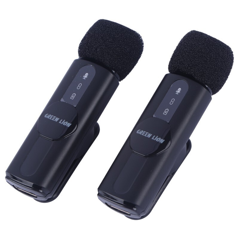 میکروفون یقه ای بی سیم دوتایی گرین لاین GM-76X Type-C - 5