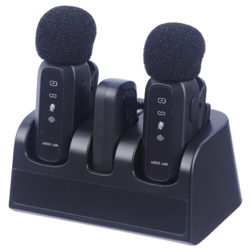میکروفون یقه ای بی سیم دوتایی گرین لاین GM-89X Type-C - 3