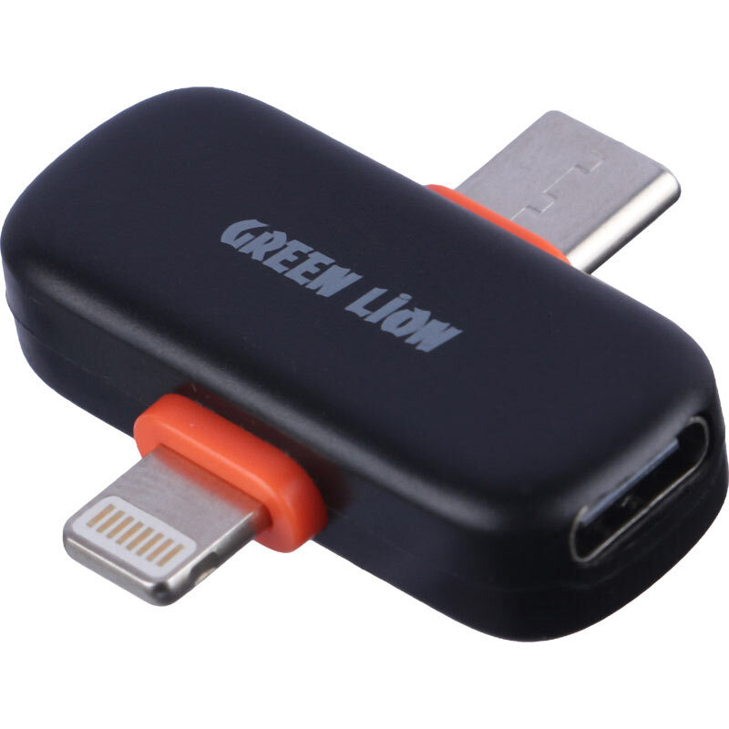 میکروفون یقه ای بی سیم دوتایی گرین لاین GM-91X GNGM91XMIC Type-C / Lightning - 8