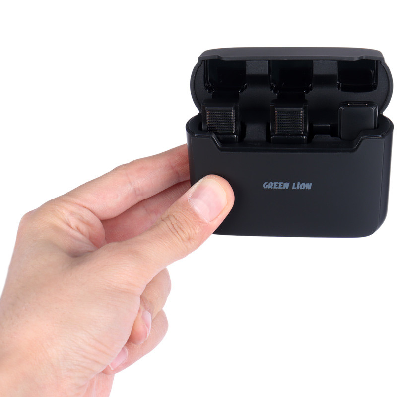 میکروفون یقه ای بی سیم دوتایی گرین لاین GN2IN1DDMTCBK Type-C - 5