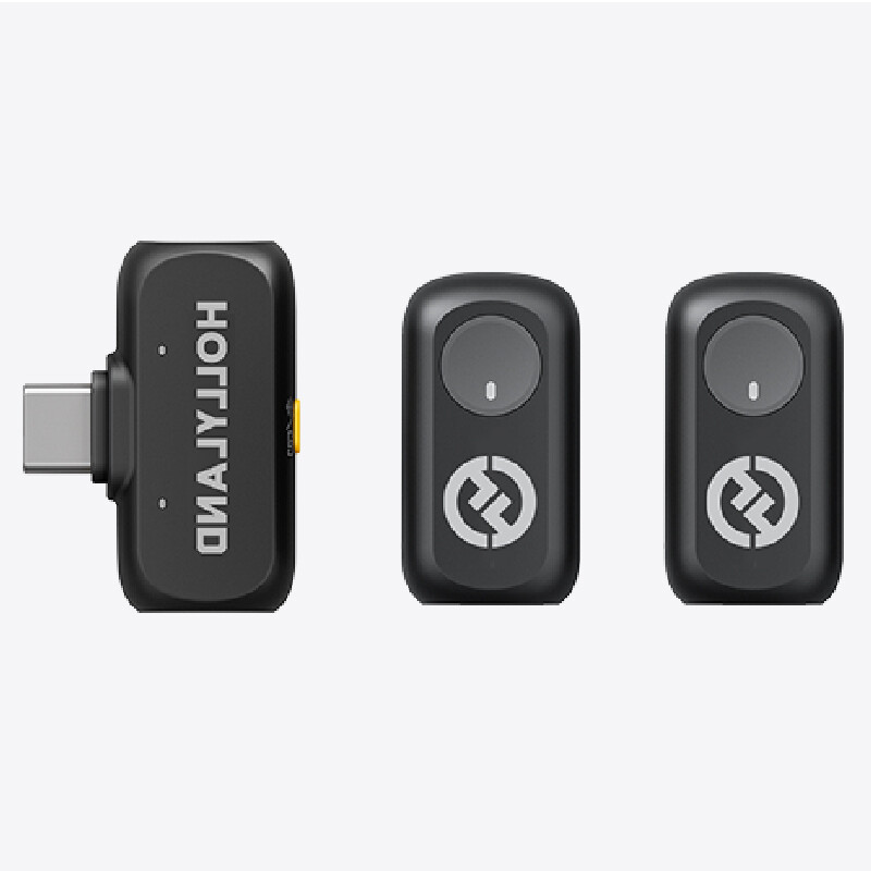 میکروفون یقه ای بی سیم دوتایی هالی لند Lark A1 Mini Duo Type-C - 2