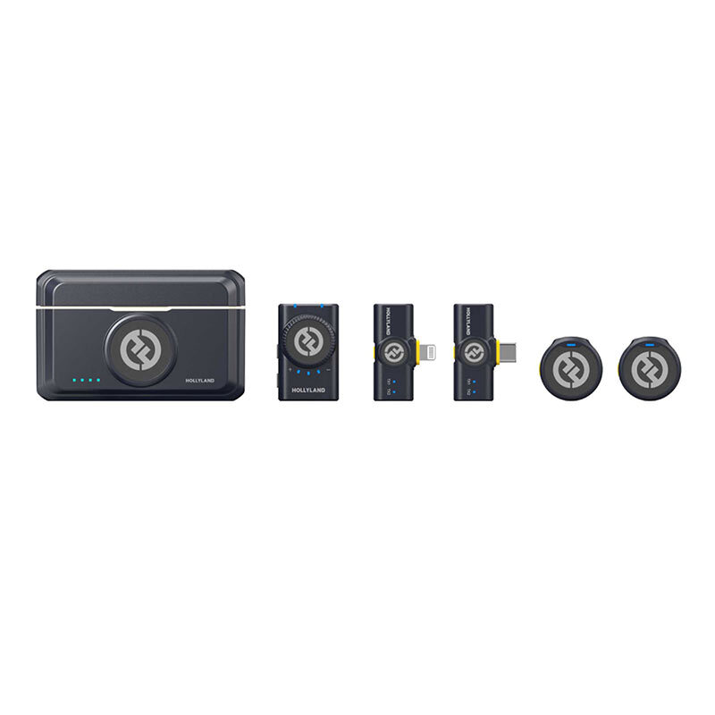میکروفون یقه ای بی سیم دوتایی هالی لند Lark M2 Combo Type-C / Lightning - 2