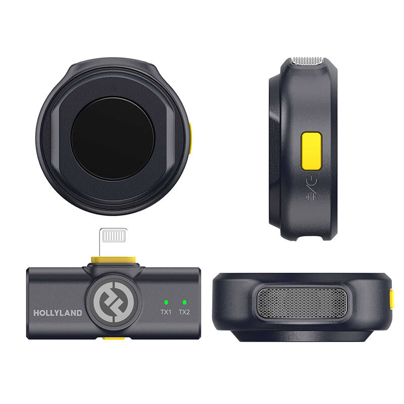 میکروفون یقه ای بی سیم دوتایی هالی لند Lark M2 Combo Type-C / Lightning - 4