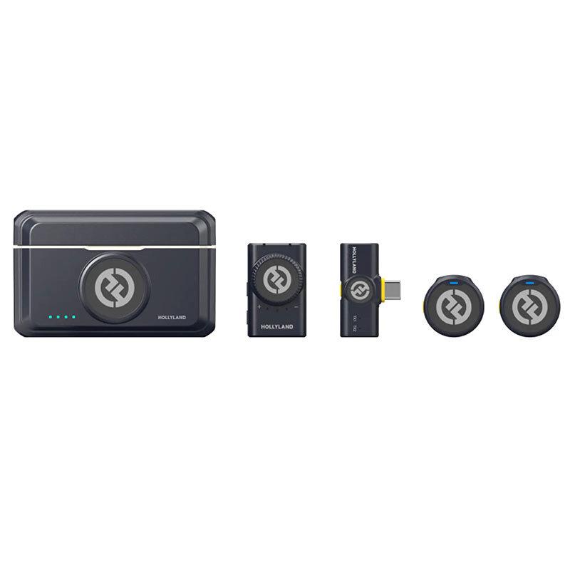 میکروفون یقه ای بی سیم دوتایی هالی لند Lark M2 Mini Combo Type-C - 2