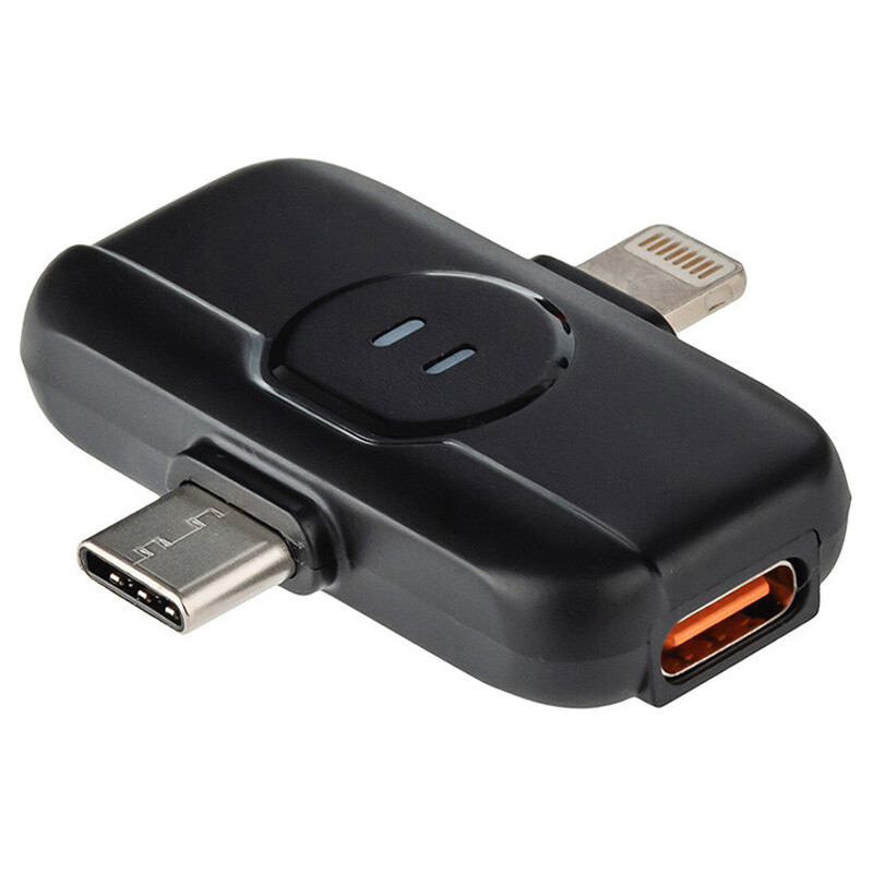 میکروفون یقه ای بی سیم دوتایی هایکو استار HS-MC520 Type-C / Lightning - 6
