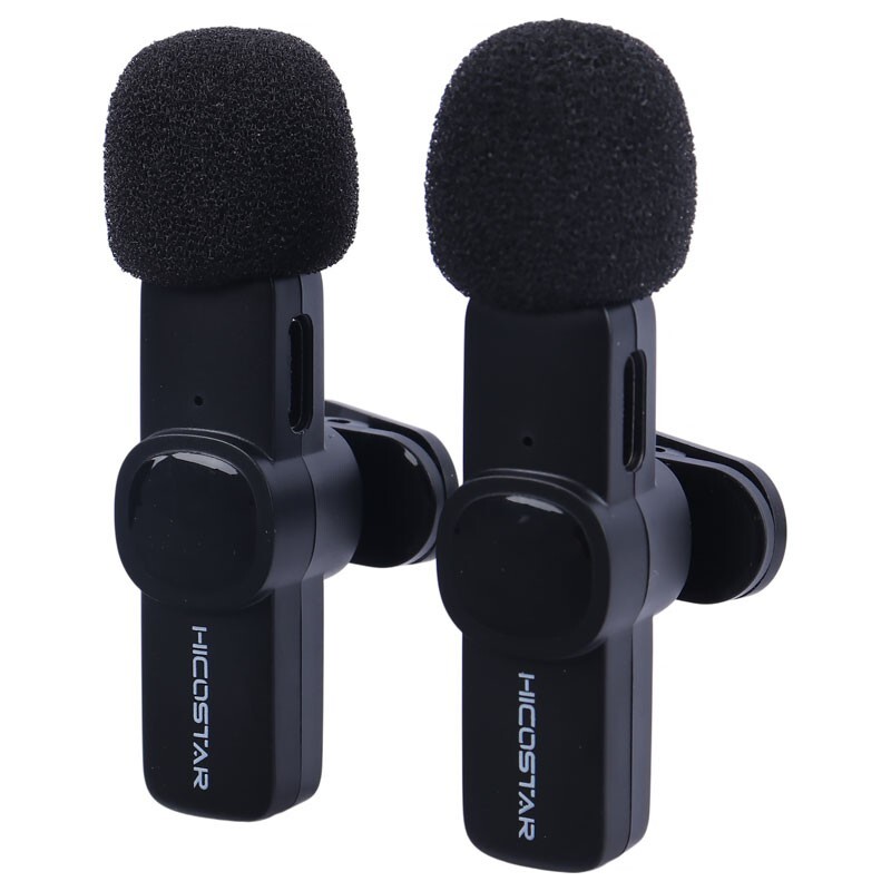 میکروفون یقه ای بی سیم دوتایی هایکو استار HS-MC521c Type-C - 8