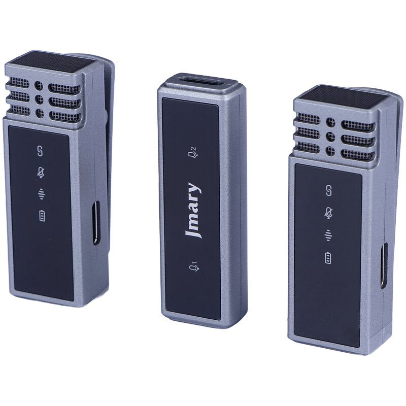 میکروفون یقه ای بی سیم دوتایی جی ماری MW-15 Lightning - 6