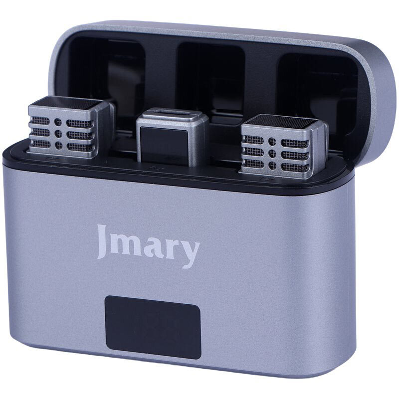 میکروفون یقه ای بی سیم دوتایی جی ماری MW-15 Type-C - 2