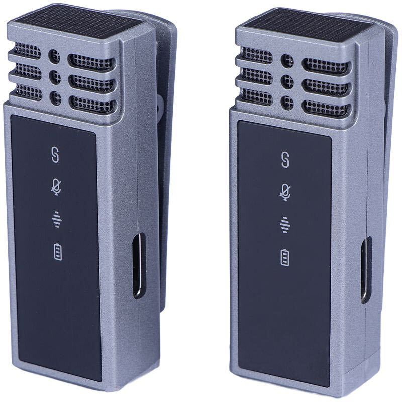 میکروفون یقه ای بی سیم دوتایی جی ماری MW-15 Type-C - 6