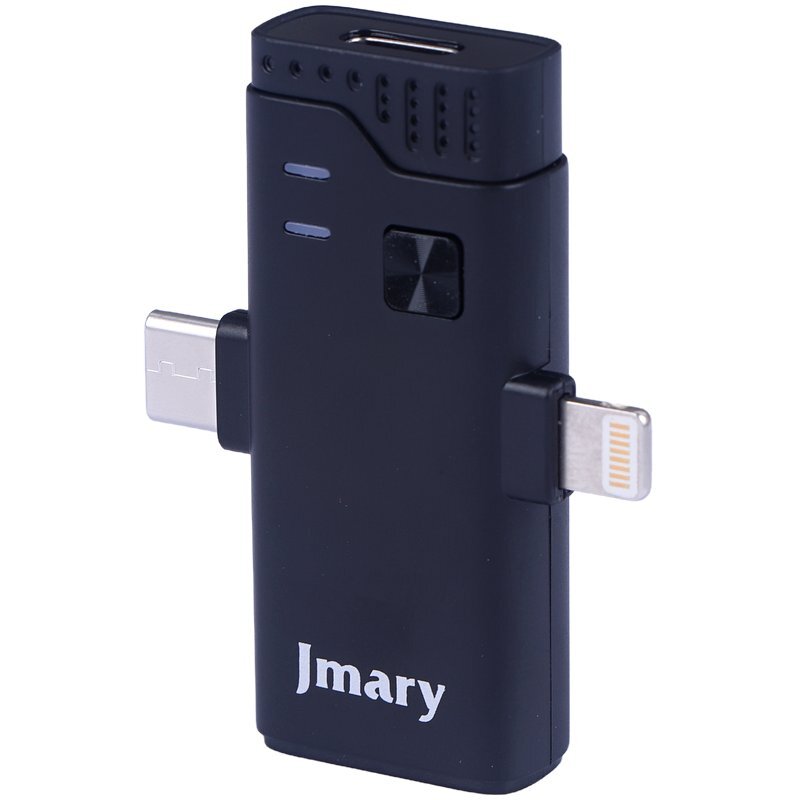 میکروفون یقه ای بی سیم دوتایی جی ماری MW-16 Type-C / Lightning - 3