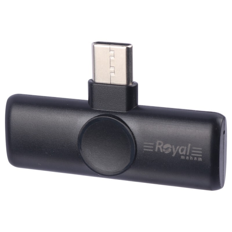 میکروفون یقه ای بی سیم دوتایی رویال RM-K11 Type-C - 6