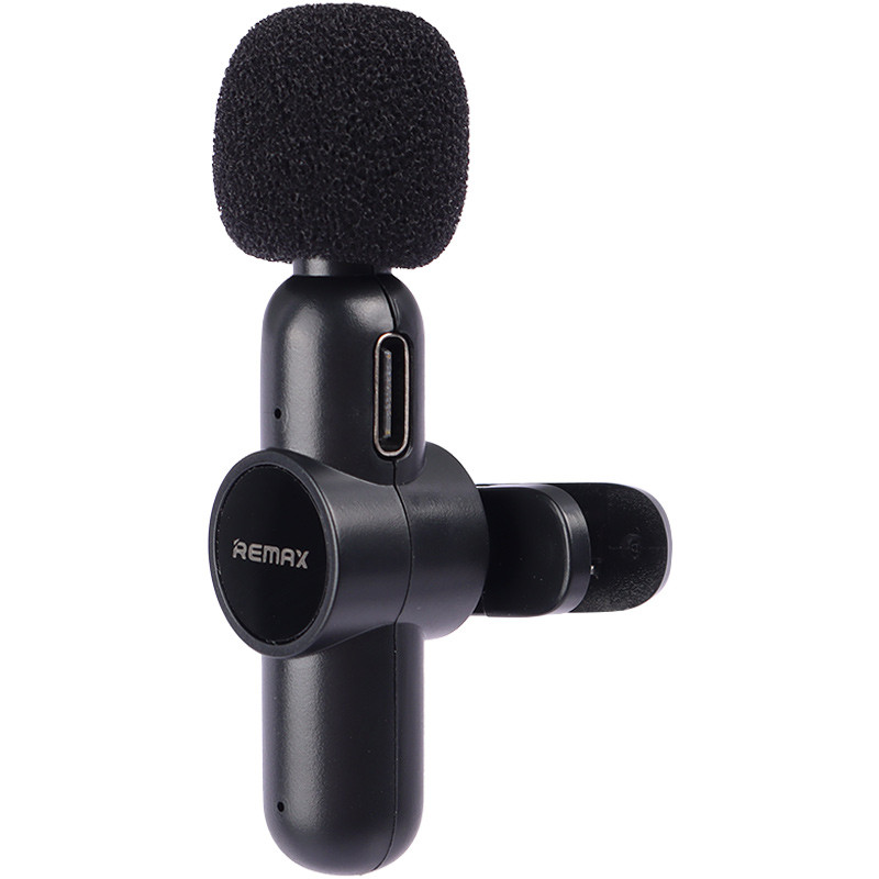 میکروفون یقه ای بی سیم دوتایی ریمکس K10 Lightning - 6