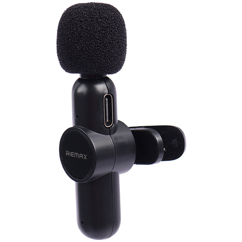 میکروفون یقه ای بی سیم دوتایی ریمکس K10 Type-C - 3