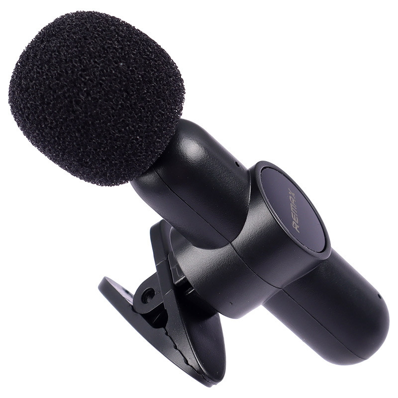 میکروفون یقه ای بی سیم دوتایی ریمکس K10 Type-C - 4