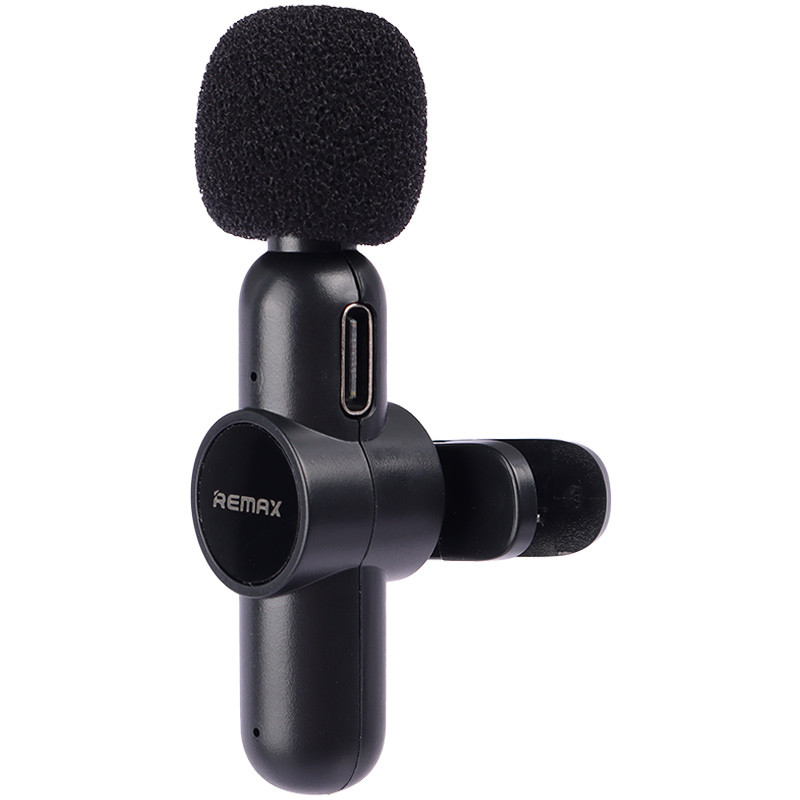 میکروفون یقه ای بی سیم دوتایی ریمکس K10 Type-C - 6