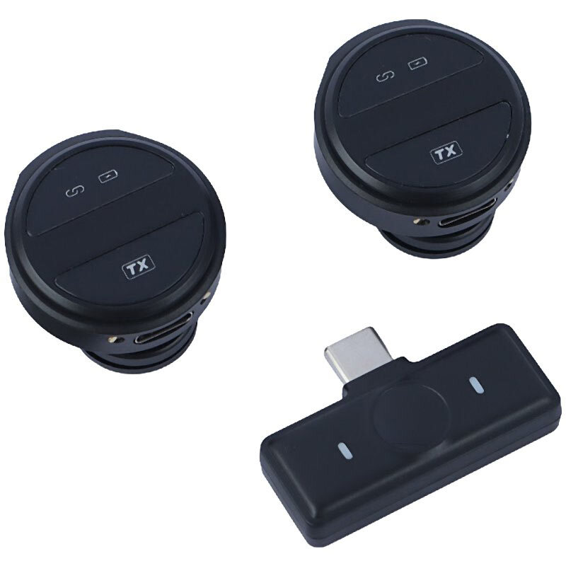 میکروفون یقه ای بی سیم دوتایی SH20 Type-C - 5